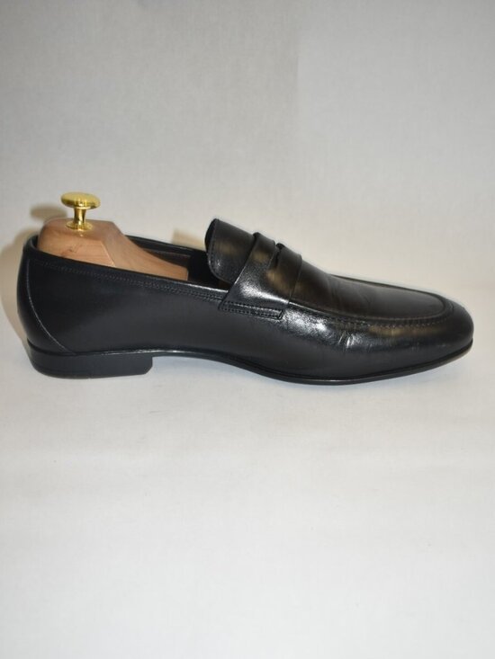 New! To Boot New York Portofino Penny Loafer Black Leather Size 8 MSRP $395 main image 9